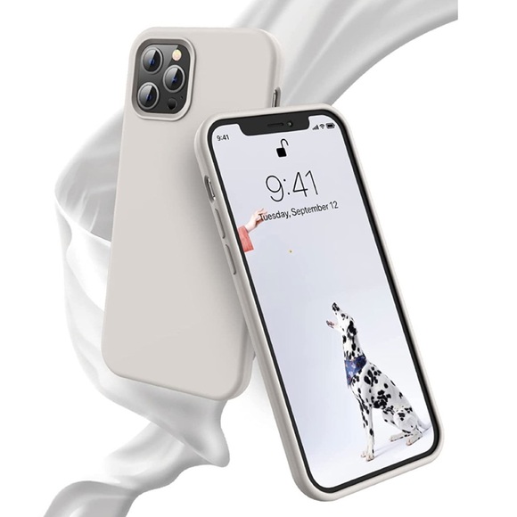 iPhone 12 Pro Max Silicone Phone Case, Stone - Picture 6 of 14